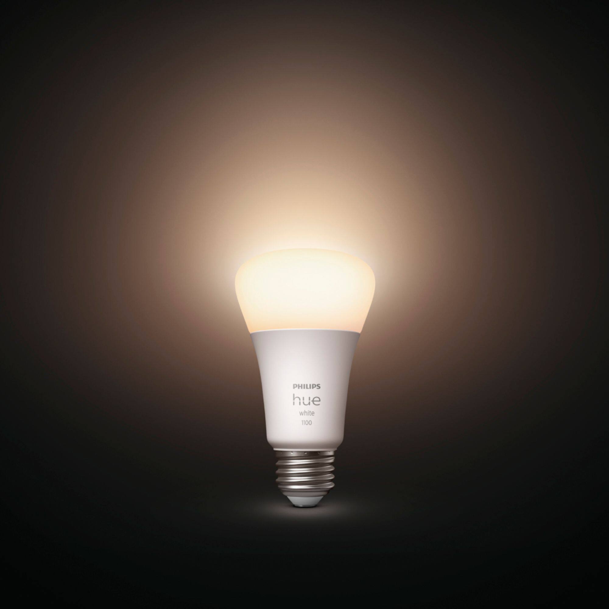 Alt View 13. Philips - Hue A19 Bluetooth 75W Smart LED Bulb - White.