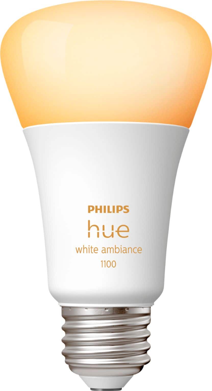 Alt View 11. Philips - Hue A19 Bluetooth 75W Smart LED Bulb - White Ambiance.