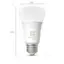 Alt View 13. Philips - Hue A19 Bluetooth 75W Smart LED Bulb - White Ambiance.