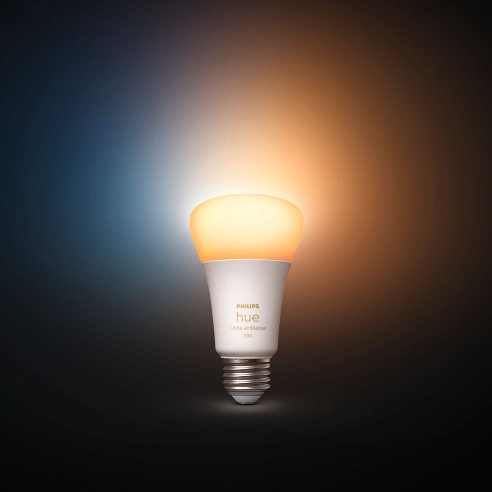 Alt View 14. Philips - Hue A19 Bluetooth 75W Smart LED Bulb - White Ambiance.