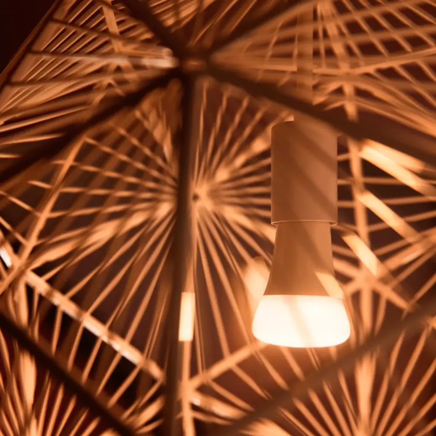 Alt View 15. Philips - Hue A19 Bluetooth 75W Smart LED Bulb - White Ambiance.