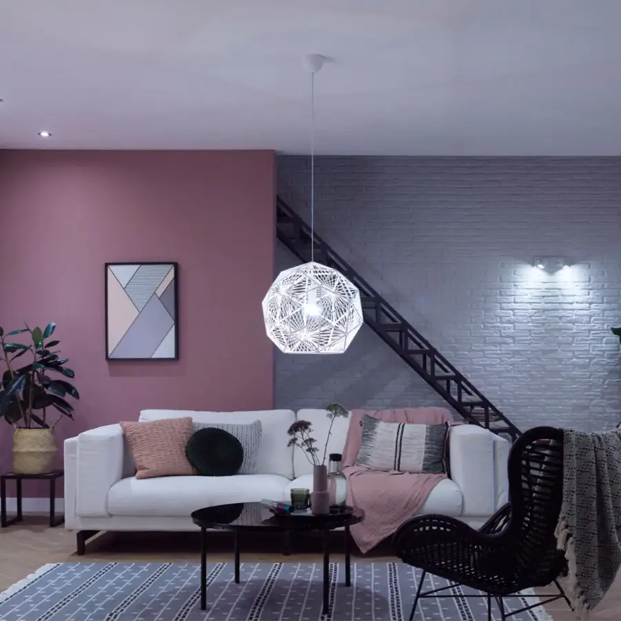 Alt View 16. Philips - Hue A19 Bluetooth 75W Smart LED Bulb - White Ambiance.