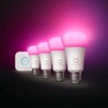 Alt View Zoom 13. Philips - Hue White and Color Ambiance A19 Bluetooth 75W Smart LED Starter Kit.
