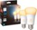 Front Zoom. Philips - Hue White Ambiance A19 Bluetooth 75W Smart LED Bulbs (2-pack).