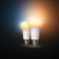 Alt View Zoom 14. Philips - Hue A19 Bluetooth 75W Smart LED Bulbs (2-Pack) - White Ambiance.