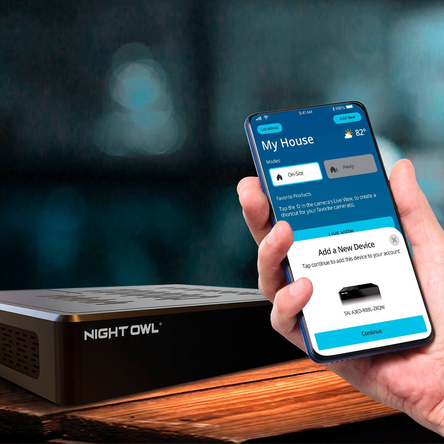 Alt View 16. Night Owl - 8-Channel, 8-Camera Indoor/Outdoor Wired 1080p HD 1TB DVR Spotlight Cameras - White.