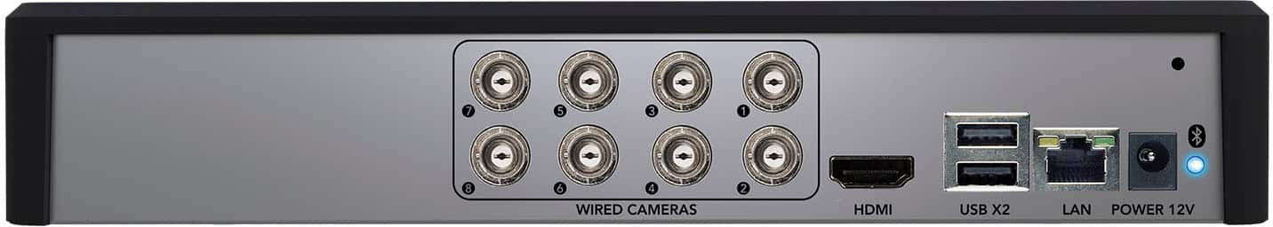 Alt View 12. Night Owl - 8-Channel, 8-Camera Indoor/Outdoor Wired 1080p HD 1TB DVR Spotlight Cameras - White.