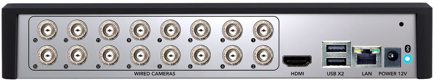 Alt View 20. Night Owl - 8-Channel, 8-Camera Indoor/Outdoor Wired 1080p HD 1TB DVR Spotlight Cameras - White.