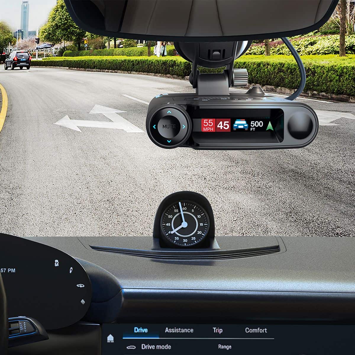 Angle. Escort - MAXcam 360c Radar Detector and Dash Camera - Black.