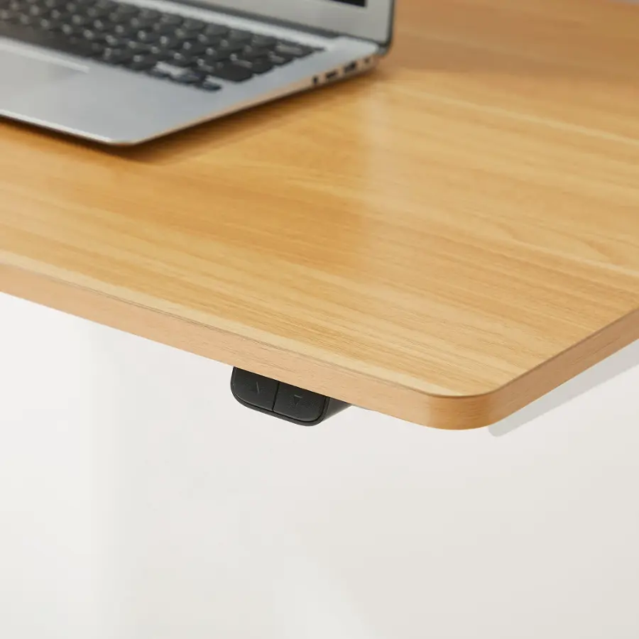 Alt View 16. Insignia™ - Adjustable Standing Desk with Electronic Control - 47.2" - Oak.