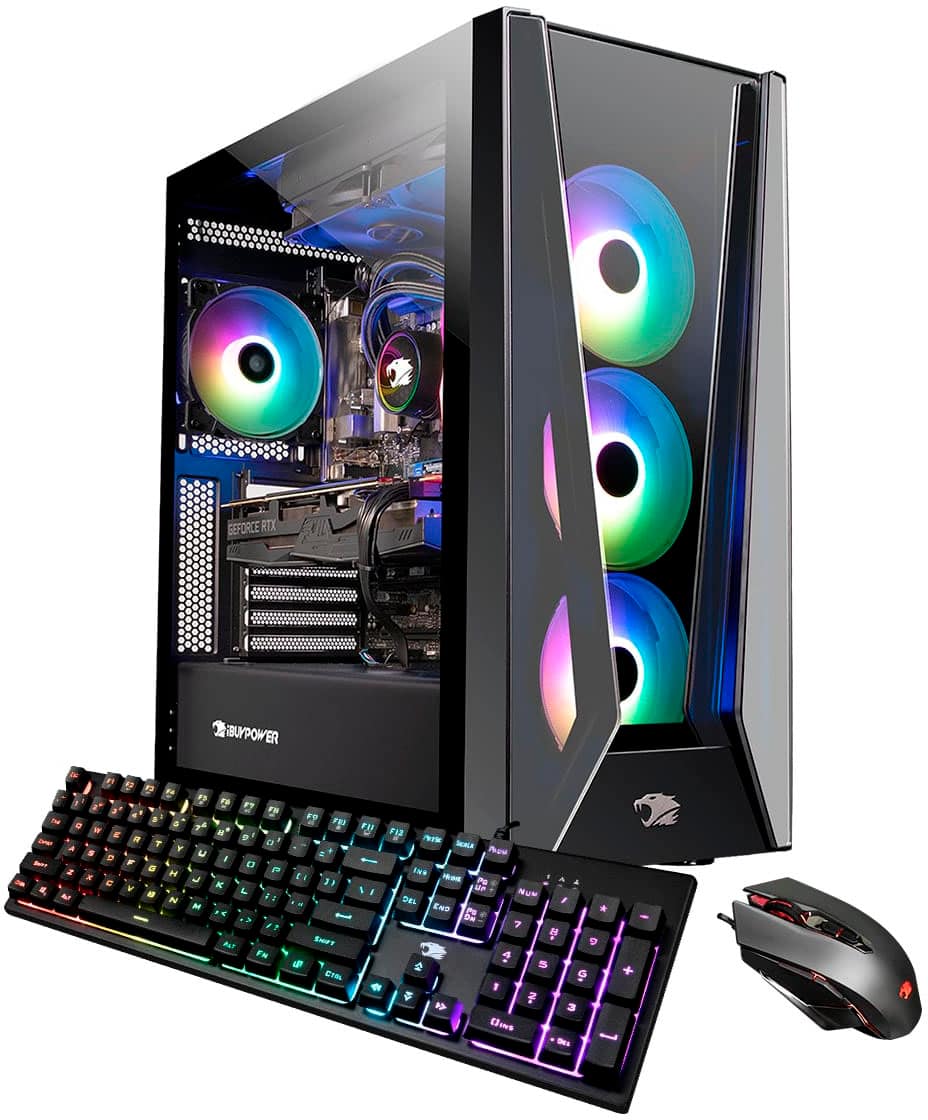 iBUYPOWER - Trace MR Gaming Desktop - Intel i7 11700KF - 16GB Memory - NVIDIA GeForce RTX 3080Ti 12GB - 1TB NVME SSD