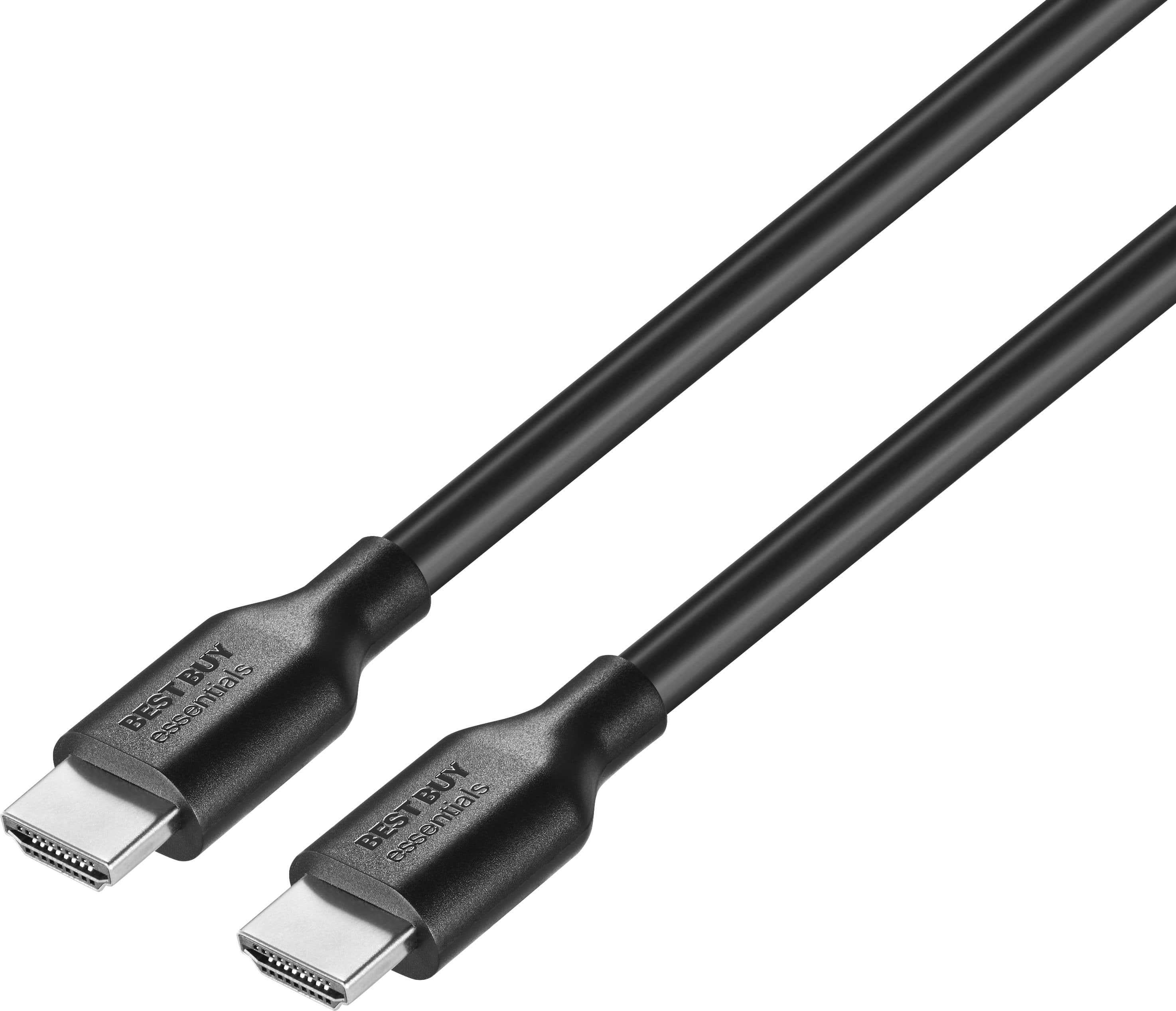 Best Buy essentials™ - 12' 4K Ultra HD HDMI Cable - Black - Front_Zoom