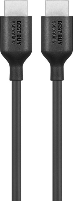 Front Zoom. Best Buy essentials™ - 6' 4K Ultra HD HDMI Cable - Black.