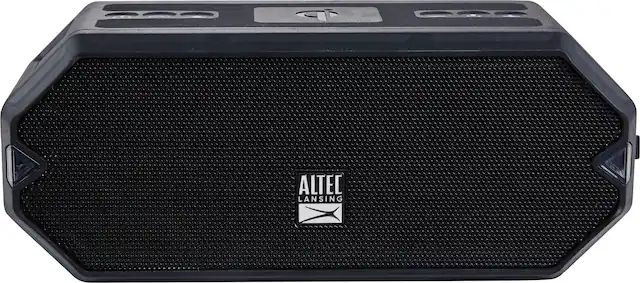 Front. Altec Lansing - HydraBlast Everything Proof Speaker - Black.