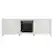 Alt View 2. Walker Edison - 70" Modern Farmhouse Drop Door Cabinet Fireplace TV Stand for Most TVs up to 80" - Brushed White.