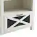 Alt View 3. Walker Edison - 70" Modern Farmhouse Drop Door Cabinet Fireplace TV Stand for Most TVs up to 80" - Brushed White.