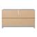 Alt View 12. Walker Edison - 60” Contemporary 6 Grooved Drawer Wood Dresser - Gray.