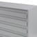 Alt View 13. Walker Edison - 60” Contemporary 6 Grooved Drawer Wood Dresser - Gray.