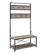 Angle. Walker Edison - 40" Industrial Wood Hall Tree - Grey Wash.