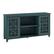 Angle. Walker Edison - 60” Classic 2 Door Sideboard with Fretwork Detail - Antique dark teal.