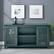 Alt View 13. Walker Edison - 60” Classic 2 Door Sideboard with Fretwork Detail - Antique dark teal.