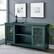 Alt View 15. Walker Edison - 60” Classic 2 Door Sideboard with Fretwork Detail - Antique dark teal.