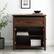 Alt View 14. Walker Edison - 32” Classic Detailed Double Door Accent Cabinet - Dark walnut.