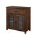 Left. Walker Edison - 32” Classic Detailed Double Door Accent Cabinet - Dark walnut.