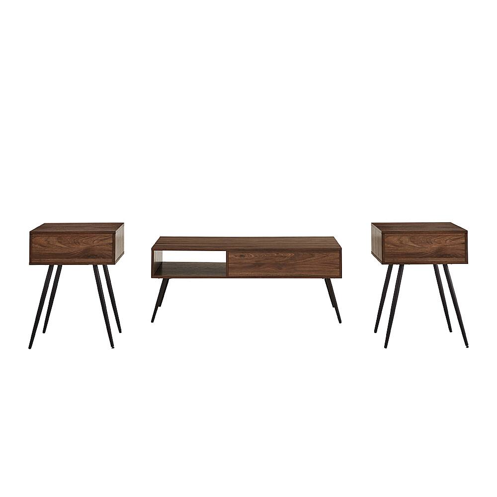 Customer Reviews: Walker Edison Modern 3 Piece Coffee and Side Table ...