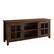Angle. Walker Edison - 58” Farmhouse 2 Door TV Stand for TVs up to 65” - Dark brown.