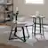 Alt View 12. Walker Edison - Urban 3 Piece Metal Coffee and Side Table Set - Faux Dark Concrete.