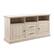 Angle. Walker Edison - 58” Classic 2-Drawer TV Stand for TVs up to 65” - Birch.