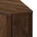 Alt View 12. Walker Edison - 30” Contemporary 2-Door Corner Accent Cabinet - Dark Walnut.