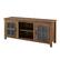 Left. Walker Edison - 58” Farmhouse 2 Door TV Stand for TVs up to 65” - Rustic Oak.