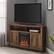 Alt View 13. Walker Edison - Groove Two Door Farmhouse Fireplace Corner TV Stand for Most TVs up to 60" - Rustic Oak.