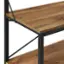 Alt View 11. Walker Edison - 40" Industrial Wood Hall Tree - Barnwood.