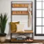 Alt View 12. Walker Edison - 40" Industrial Wood Hall Tree - Barnwood.