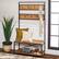 Alt View 13. Walker Edison - 40" Industrial Wood Hall Tree - Barnwood.