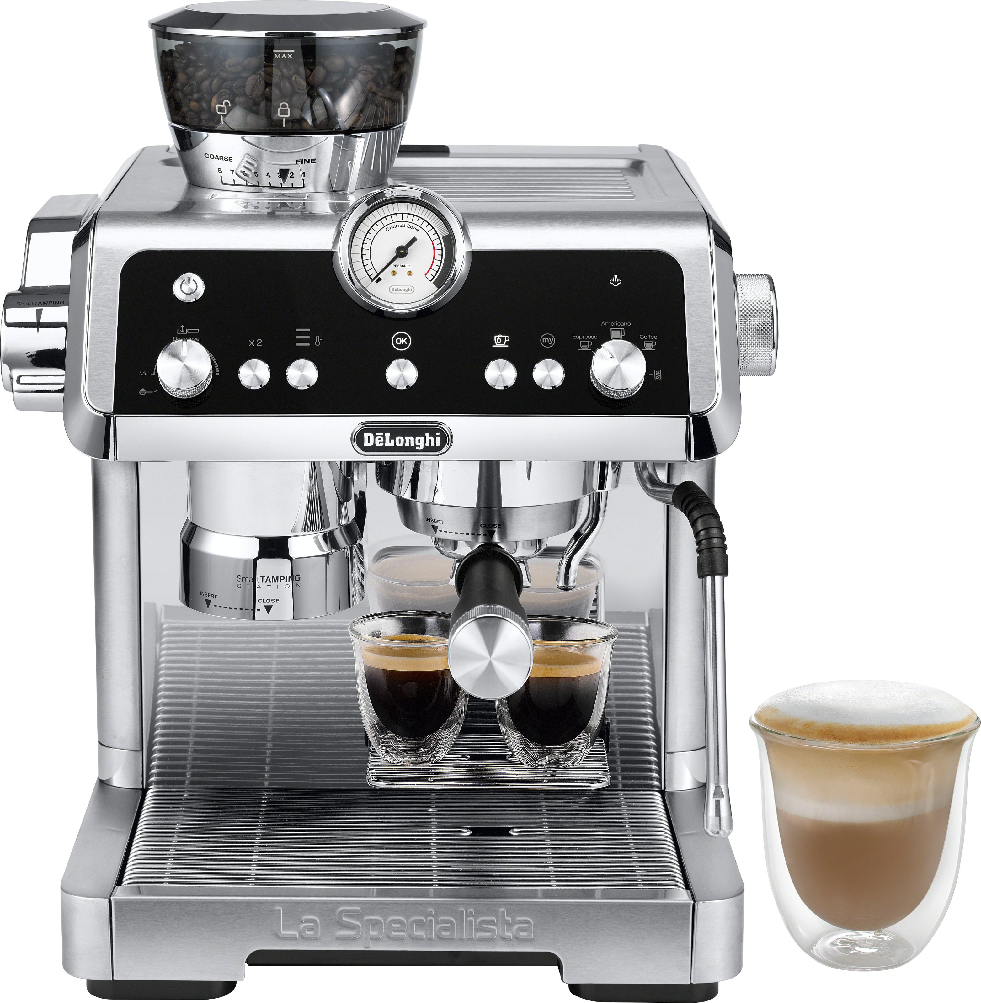 De&#39;Longhi La Specialista Prestigio Espresso Machine with Dual Heating  System Stainless Steel EC9355M - Best Buy