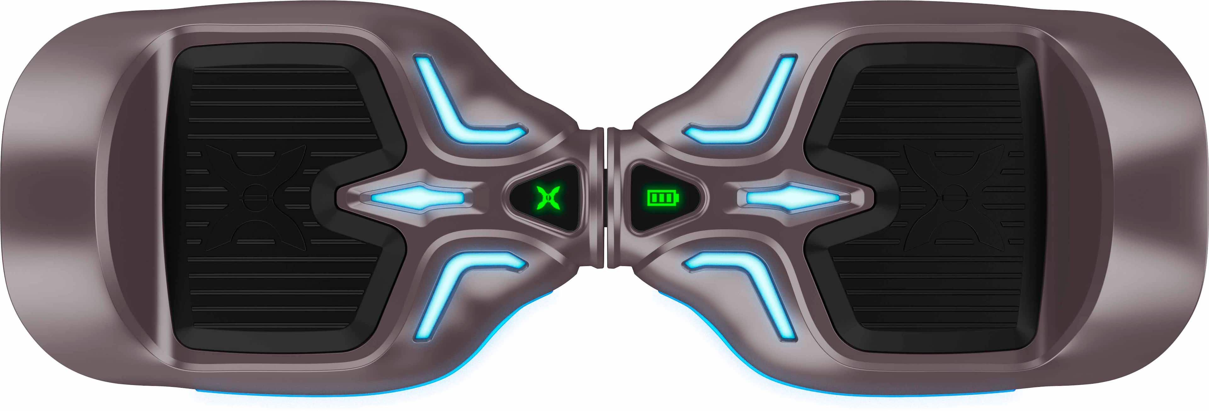 Alt View 12. Hover-1 - Ranger Electric Self-Balancing Scooter w/6 mi Max Range & 7 mph Max Speed- Premium Bluetooth Speaker - Gray.