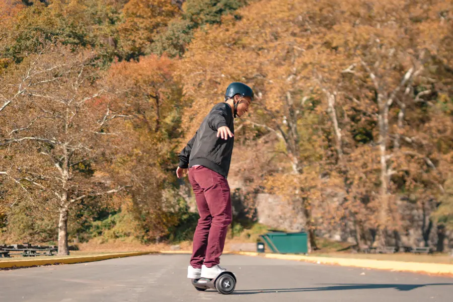 Alt View 17. Hover-1 - Ranger Electric Self-Balancing Scooter w/6 mi Max Range & 7 mph Max Speed- Premium Bluetooth Speaker - Gray.