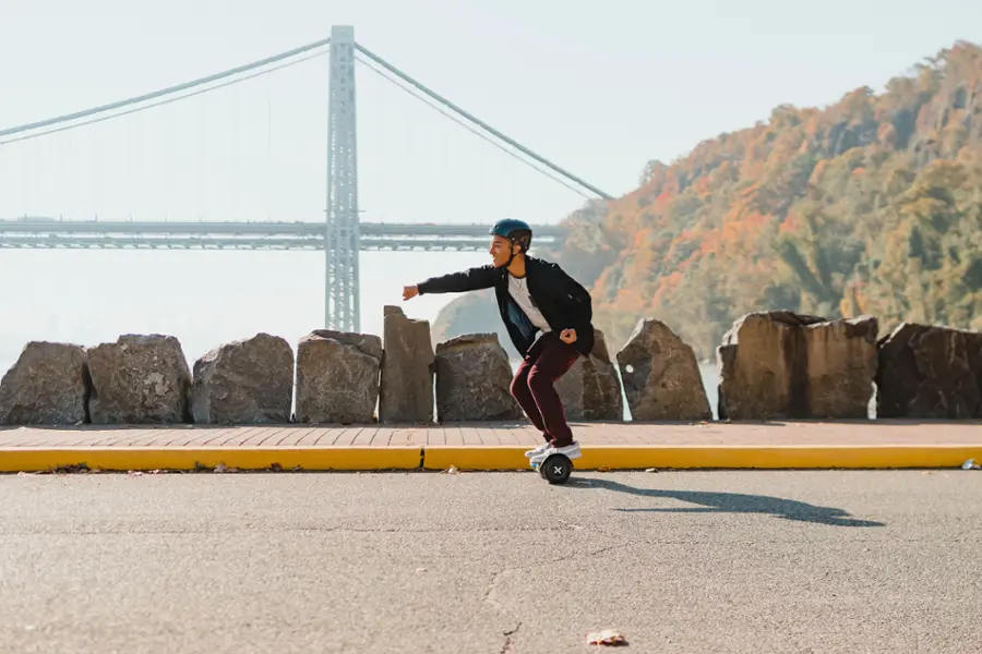Alt View 18. Hover-1 - Ranger Electric Self-Balancing Scooter w/6 mi Max Range & 7 mph Max Speed- Premium Bluetooth Speaker - Gray.