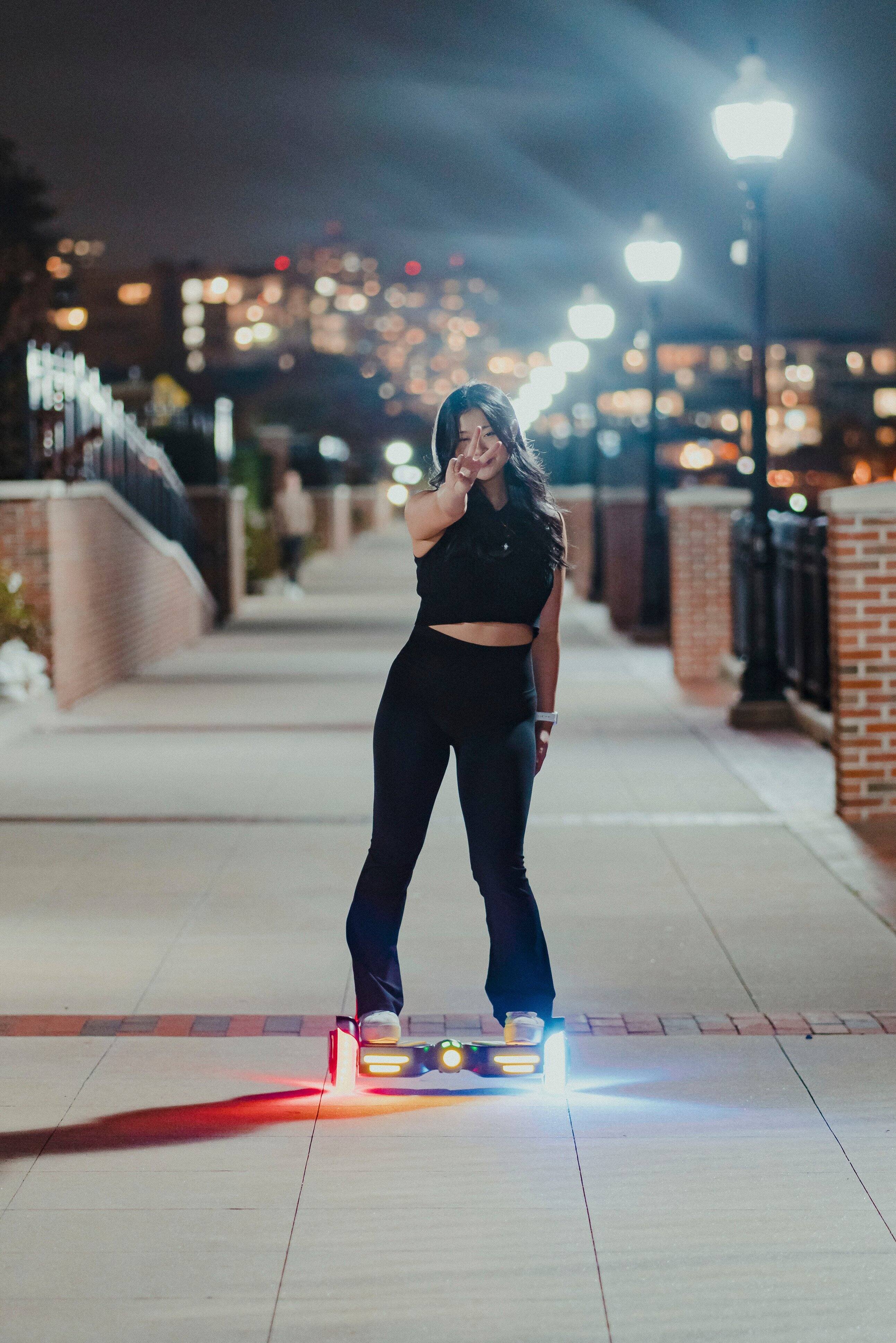 Alt View 17. Hover-1 - Ranger Plus Electric Self-Balancing Scooter w/9 mi Max Range & 9 mph Max Speed- Premium Bluetooth Speaker - Yellow.