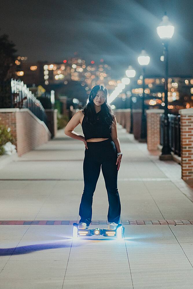 Alt View 18. Hover-1 - Ranger Plus Electric Self-Balancing Scooter w/9 mi Max Range & 9 mph Max Speed- Premium Bluetooth Speaker - Yellow.