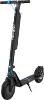 Hover-1 - Highlander Pro Foldable Electric Scooter w/18 mi Max Operating Range & 15 mph Max Speed - Black - Front_Zoom