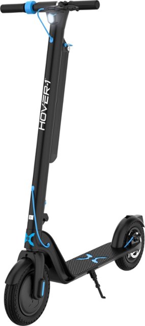 Hover-1 – Highlander Pro Foldable Electric Scooter w/18 mi Max Operating Range & 15 mph Max Speed – Black