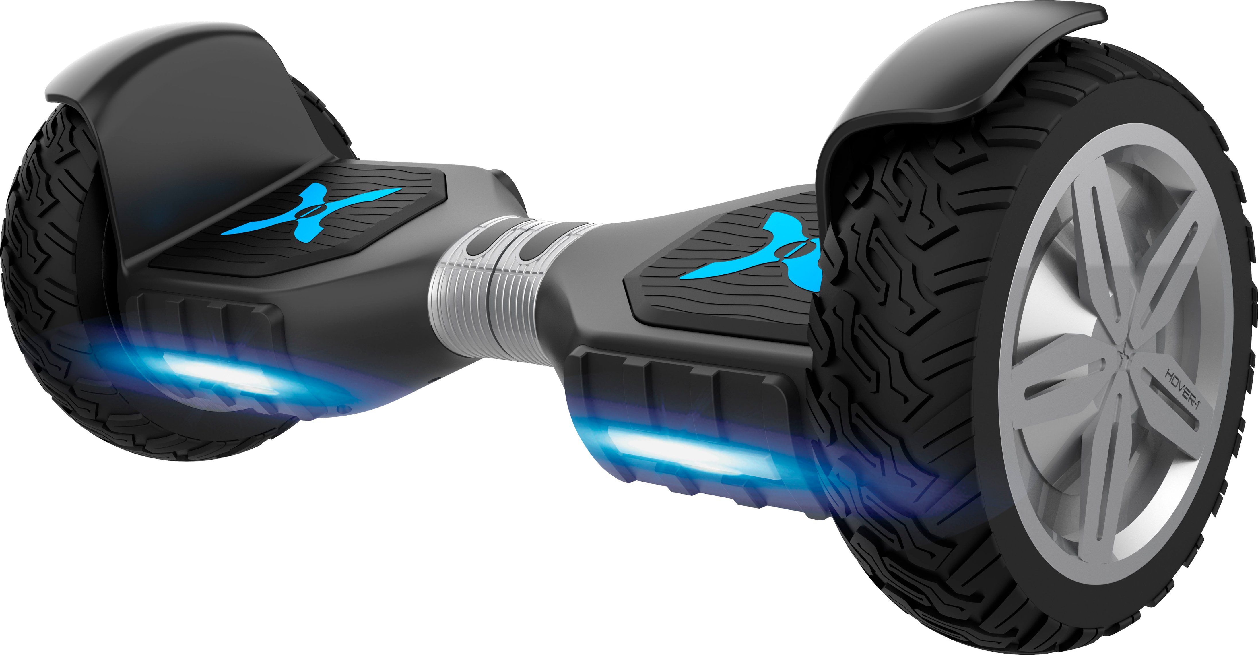 Angle View: Electric Motorcycle for Kids 3-Wheel Trike - Battery Powered Fun Decals, Reverse, and Headlights by Toy Time - Blue