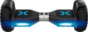 Hover-1 - Ranger Pro Electric Self-Balancing Scooter w/7 mi Max Range & 7 mph Max Speed- Premium Bluetooth Speaker - Black - Front_Zoom