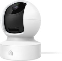 TP-Link - Kasa Spot Pan and Tilt Indoor 2K Wi-Fi Network Surveillance Camera - Black/White - Front_Zoom