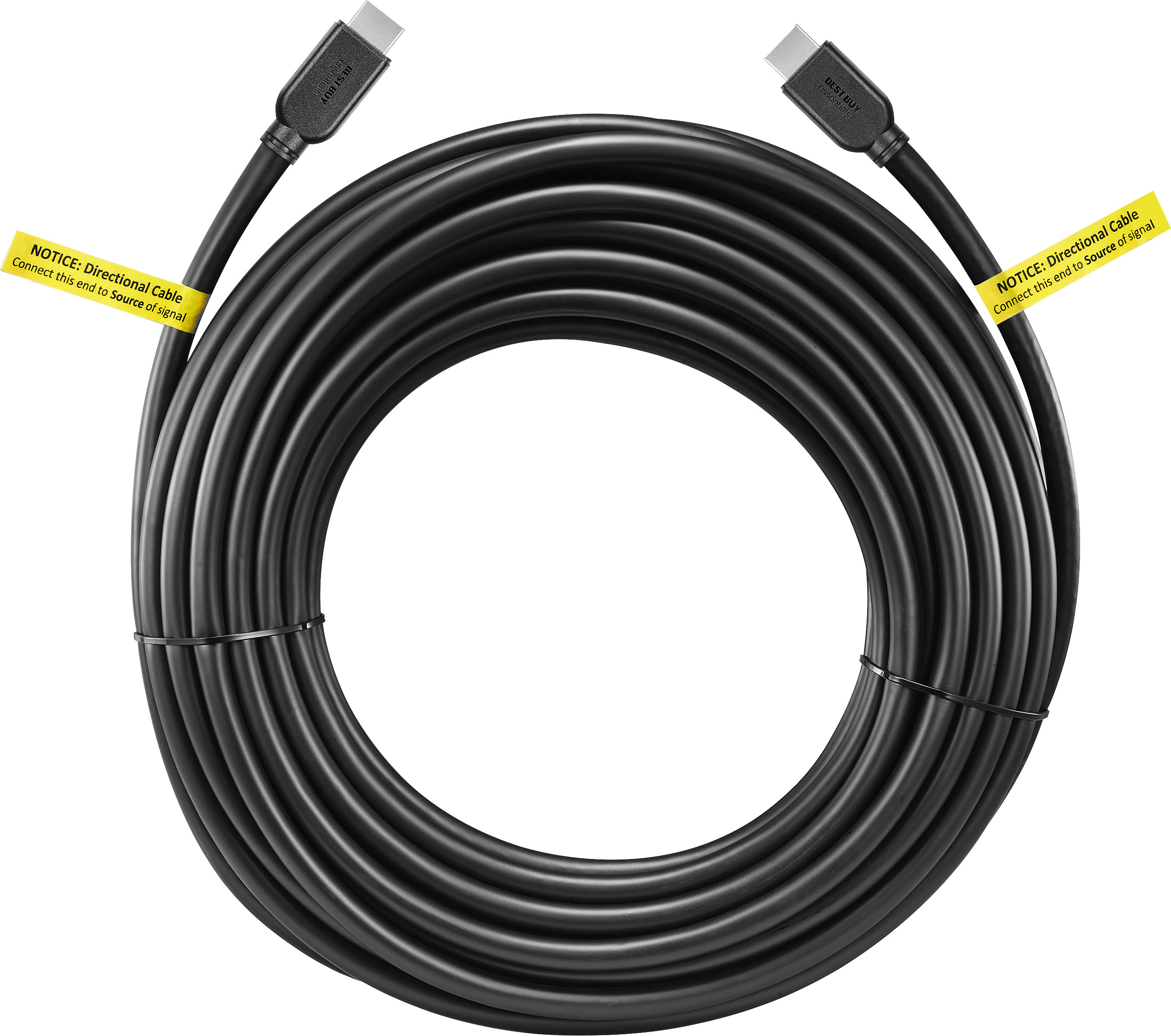 Best Buy essentials™ 12' 4K Ultra HD HDMI Cable Black BE-SF1182